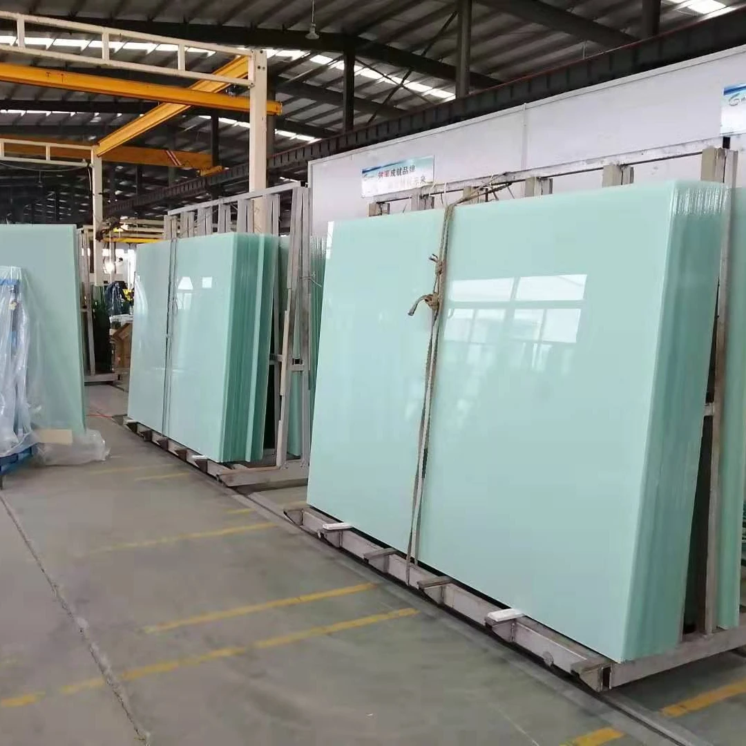 6.38mm To 40.28mm Clear Toughened Flat Curved Custom Pvb Sgp Tempered Laminated Glass