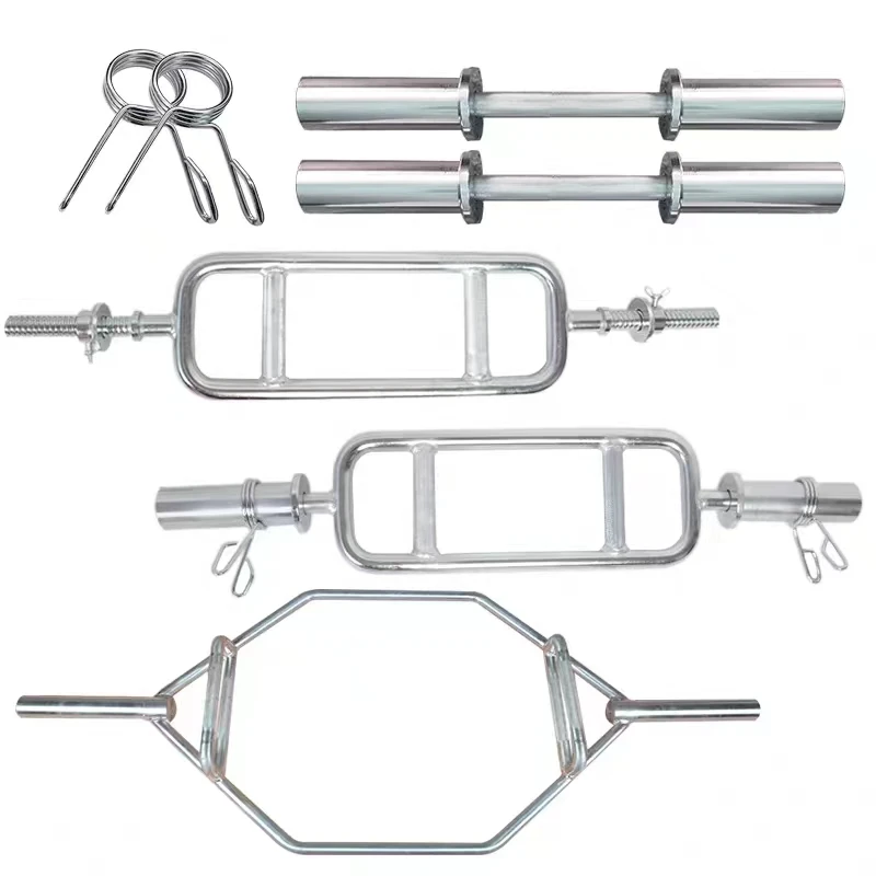 Fitness weightlifting barbell spring clamps collar lock 50mm plastic barbell bar collar clamp