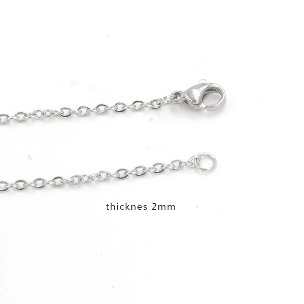 Wholesale Simple Basic Diy Ladies Fashion Gold Plated Stainless Steel Necklace Chain For Jewelry Making