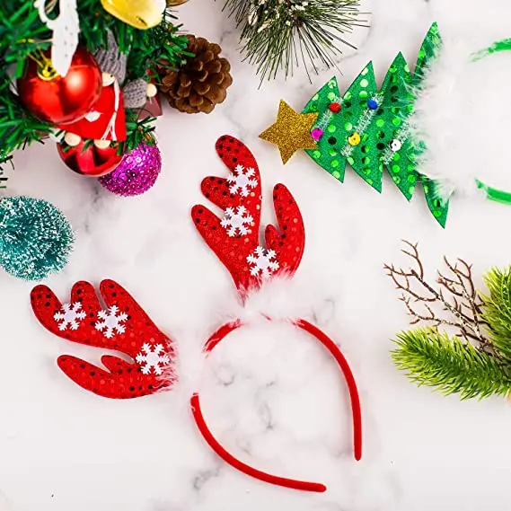 2023 Christmas Decorations ornaments Tree Headband Hair Accessories Festival Accessories
