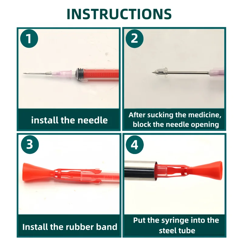 Ветеринарное оборудование для домашнего скота Коровья овечья свинья ветеринарная инъекция удаленная красная вакцина