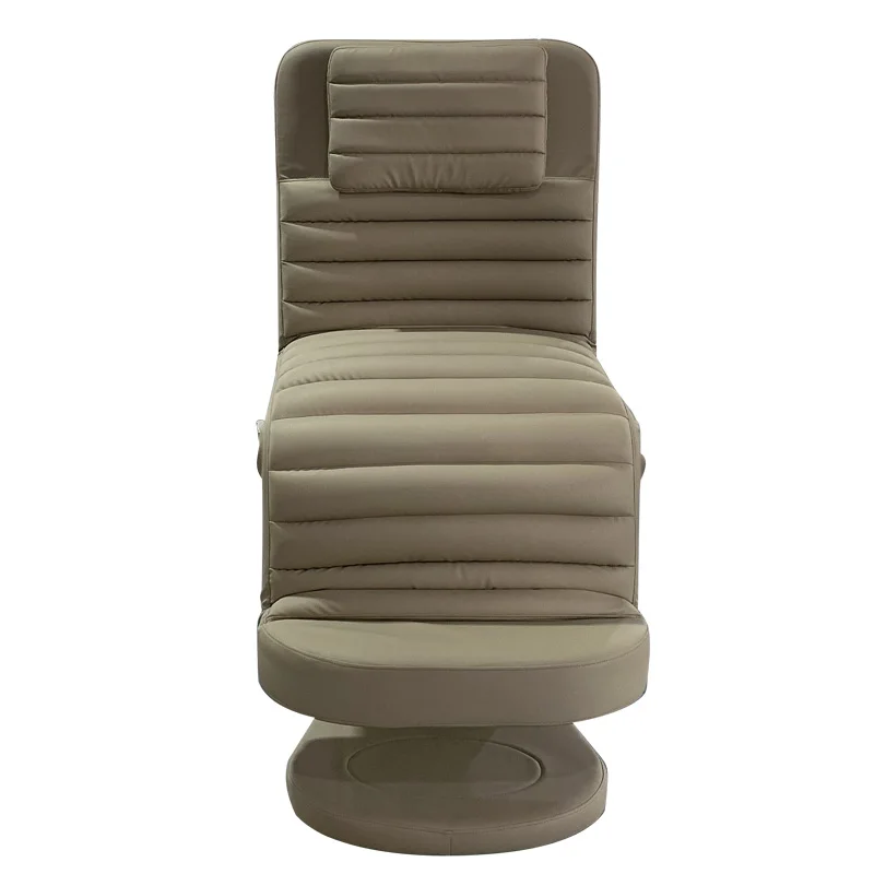 Brown Curved  Massage Beauty Facial Bed Ergonomic de Massage Electric Eyelash Facial Bed Beauty Bed Cosmetic Beauty Salon