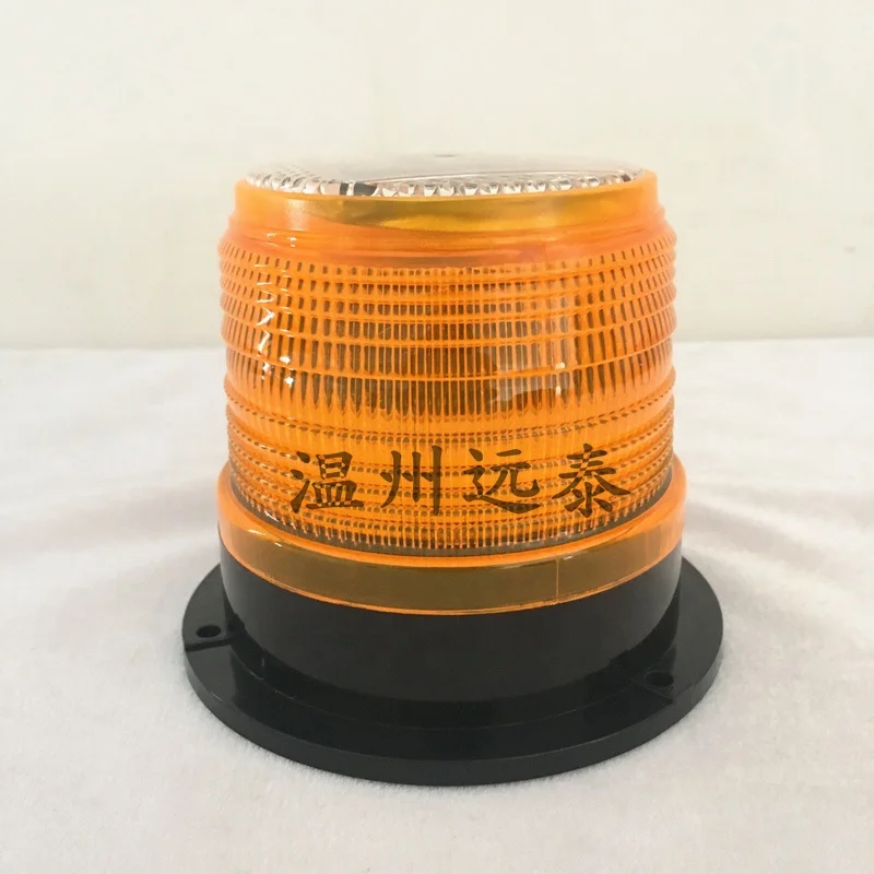 
LED traffic Amber Flash Strobe mini Beacon Solar emergency Warning Light for car Roadway Safety 