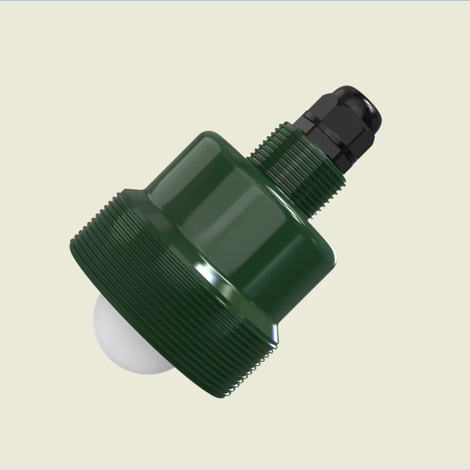 SKE 80Ghz radar level sensor for water Level Measurement Color Green Measuring Range 20M