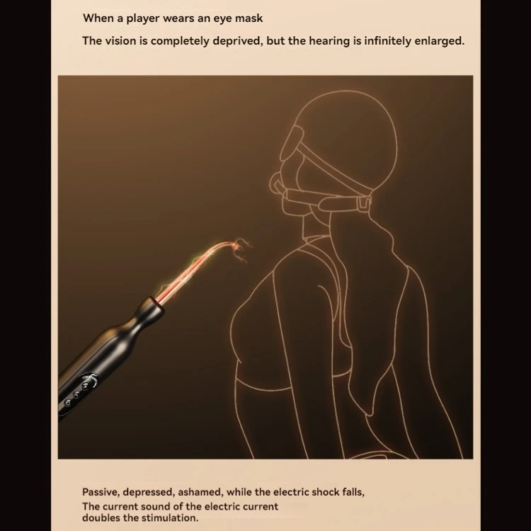 Porn video dedicated electric spark visual impact Scare sex toy electric shock punishment  BDSM Electro Shock Wand