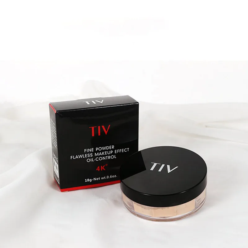 бренда матовое стекло рассыпчатая пудра для макияжа, водонепроницаемый контроль выработки кожного жира рассыпчатая пудра