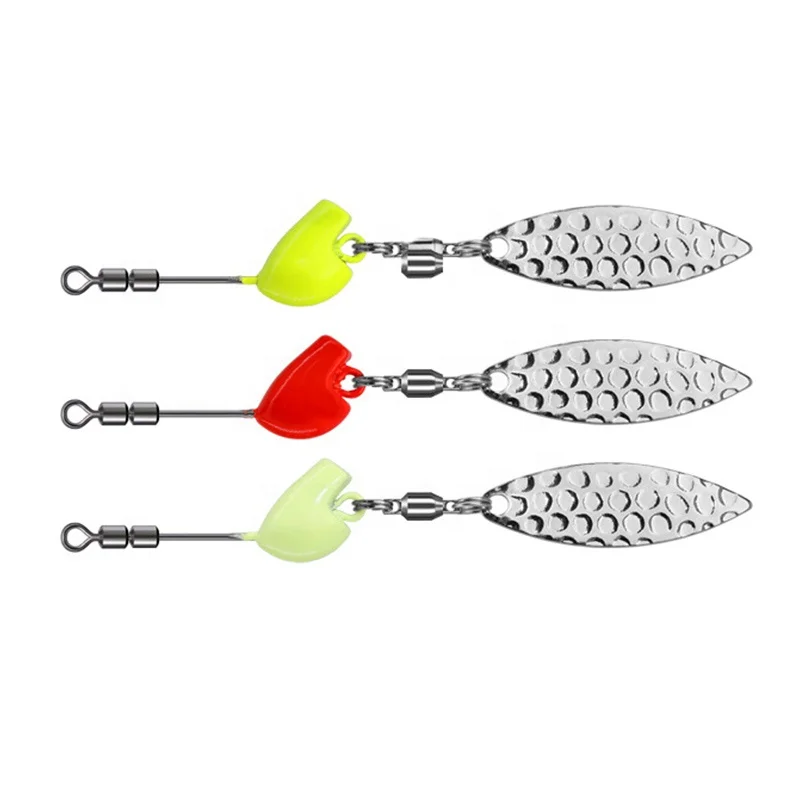 3g 4g 5.5g 7g 3Colors Metal Spoon And Lead Head Sinker Rig Welcome to customize