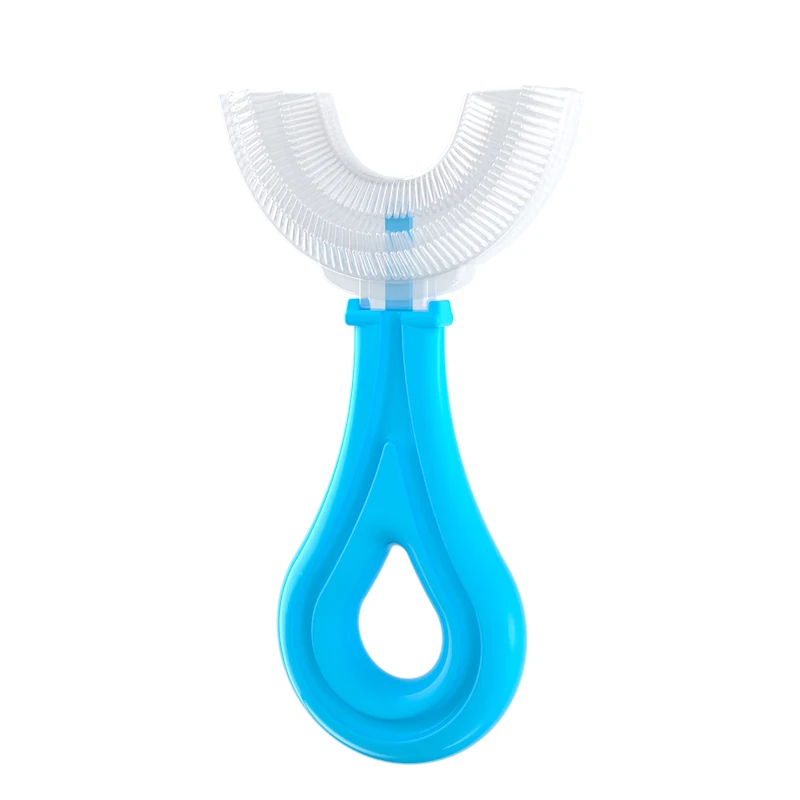 
Baby U Type Soft Silica Gel Brush Head Toothbrush For Kid Oral Care Manual Recyclable Travel Toothbrush 2 to 13 Ages 
