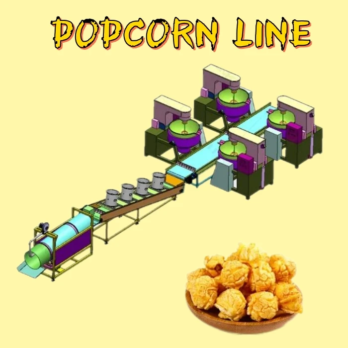 ZN Popcorn Making Machine Product Line Stainless Steel Jacketed Kettle with Mixer
