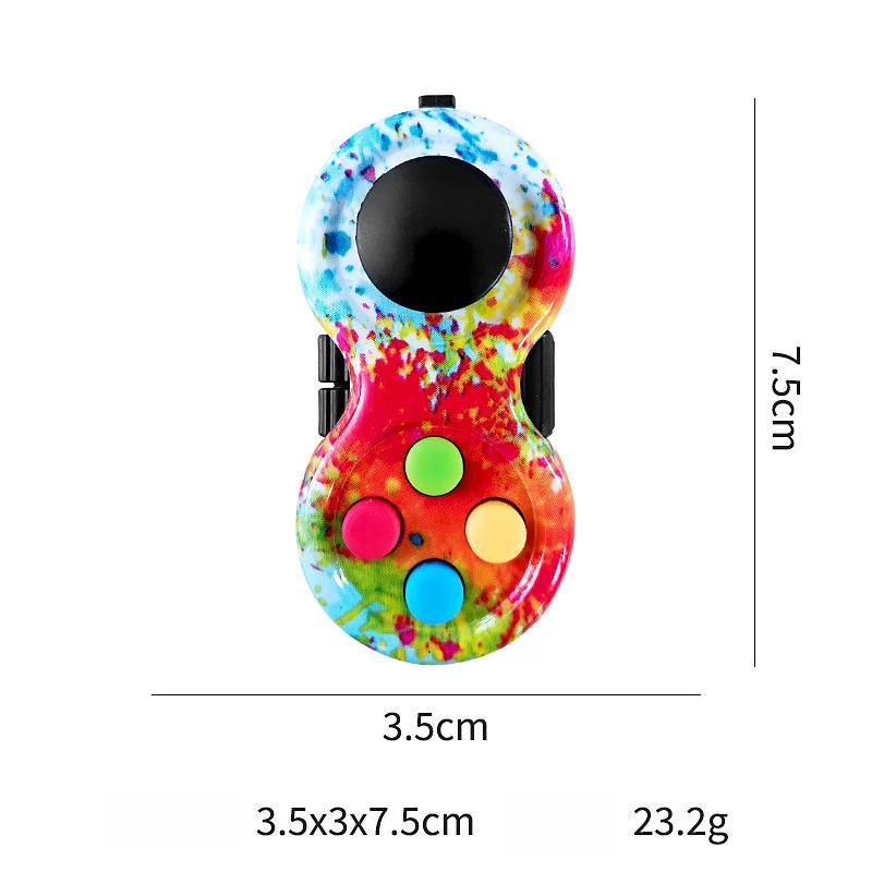 2024 Amazon  Hot selling   Stress Release Finger Figet Fidget Controller Pad Fidget Pad Cube Cubos Autism Sensory Toy For Kids
