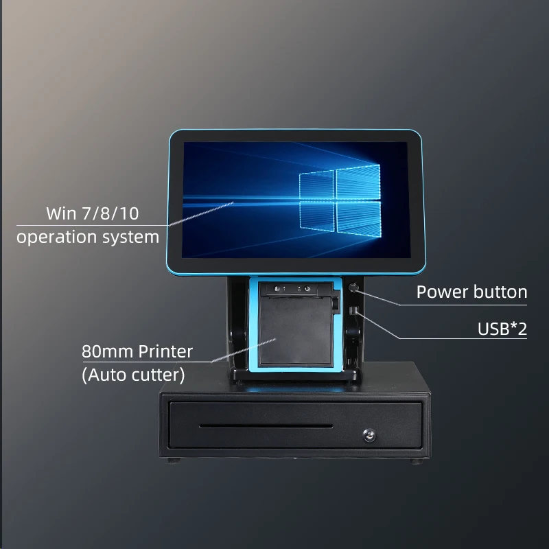 2022 Factory Hot Sale  Price  All-in-one Pos Device Touch Screen System For Retail Store