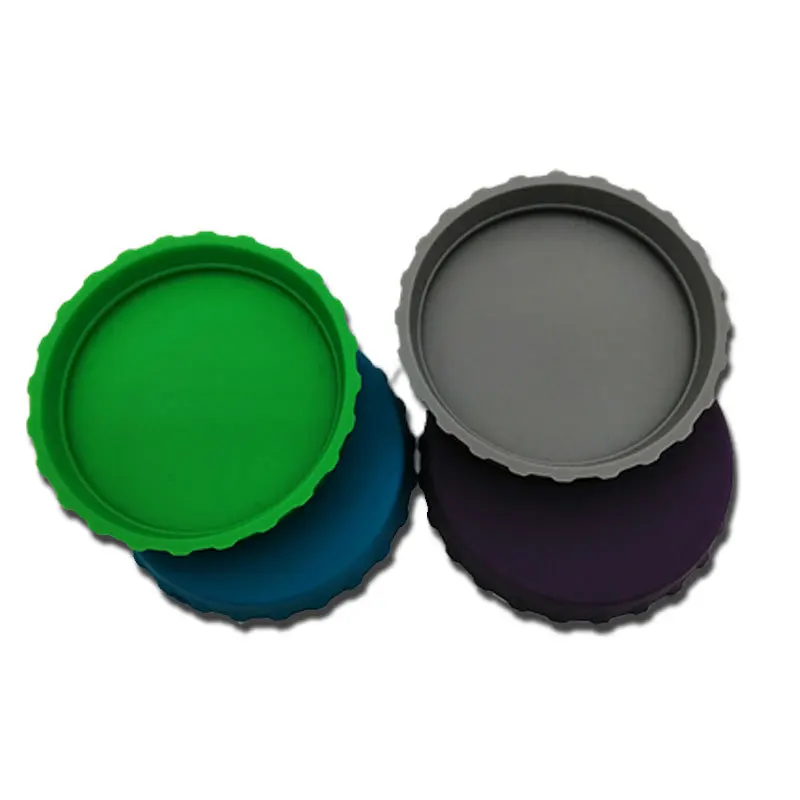 2024accept custom logo plastic Silicone Soda Can Lids cover Reusable Beer Can Top Cover Silicone Can Stopper silicone food cover
