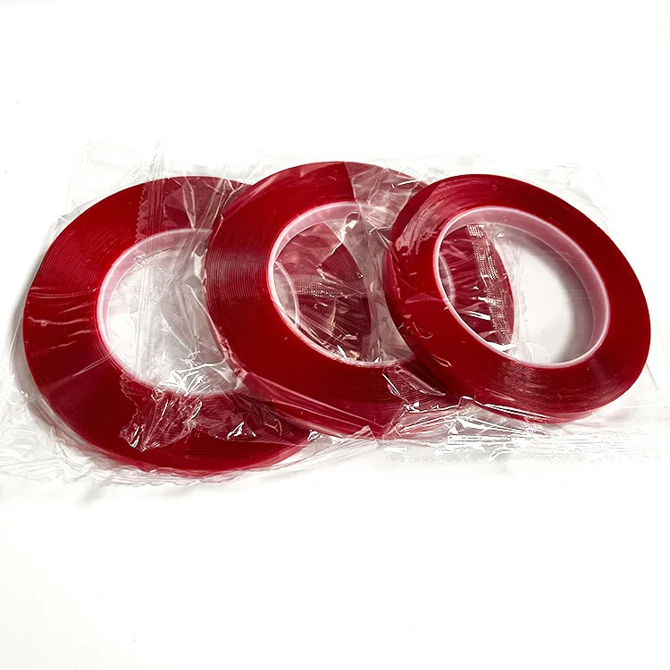 Прозрачная акриловая чувствительная к давлению двухсторонняя лента прозрачный нано-пенопластовый клей рулон