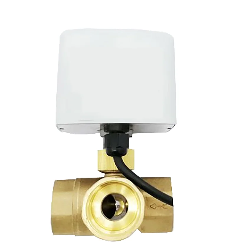 New High Quality Low Price Diameter 15 50mm Small Ball Brass Electric Actuator Valve