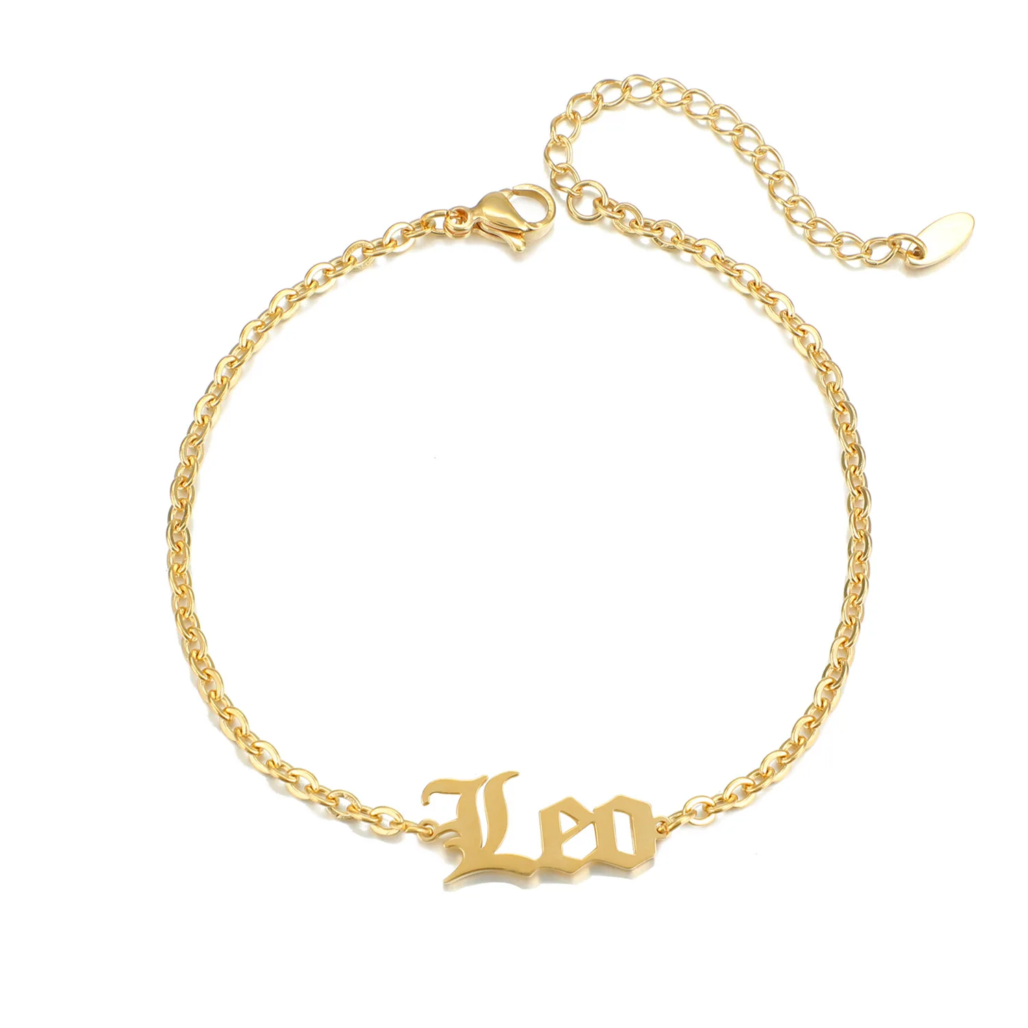 Модное кольцо из нержавеющей стали 12 созвездий браслет женский ins чистый красный ветер личность трансграничной титановая сталь пятно