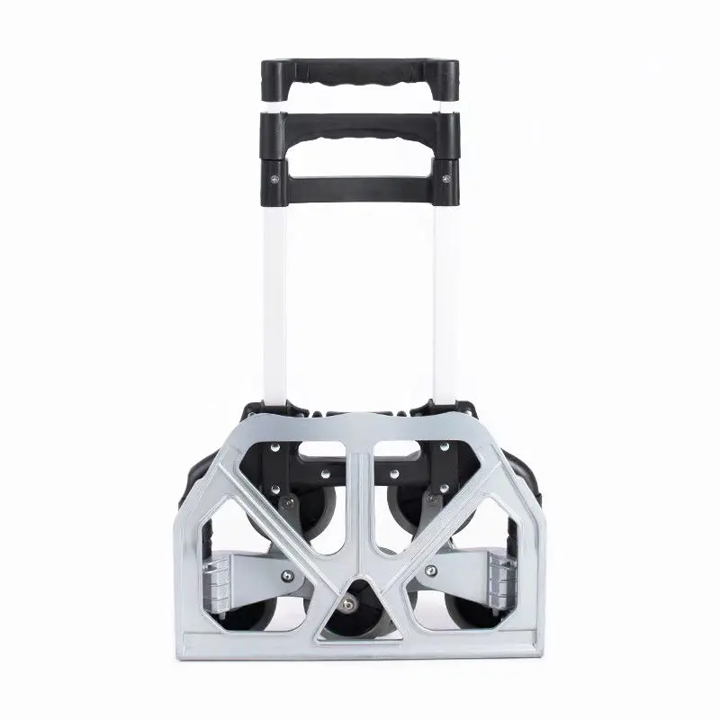 China factory Manufacturer Custom High Quality Lightweight Foldable  Sturdy Aluminum Hand Cart Trolleys