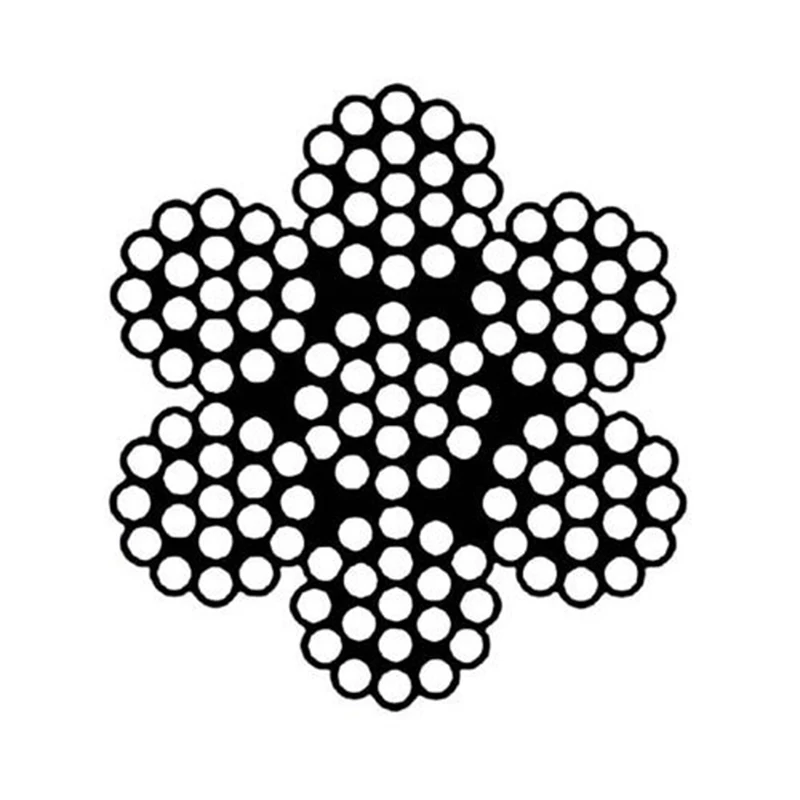 Поставка Hanes (HSI), Проволочный Трос с одной ножкой и вертикальной номинальной емкостью | Фламандские концы петли «глаз-глаз»