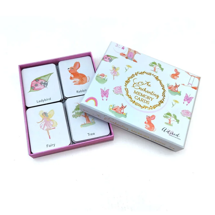 Early Education Custom Game Graphic Memory Matching Cognitive Cards