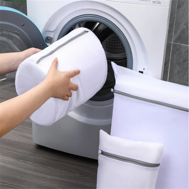 mesh fabric for Custom Wash Bag Laundry Machine Lingerie Bag with Logo Mesh laundry bag