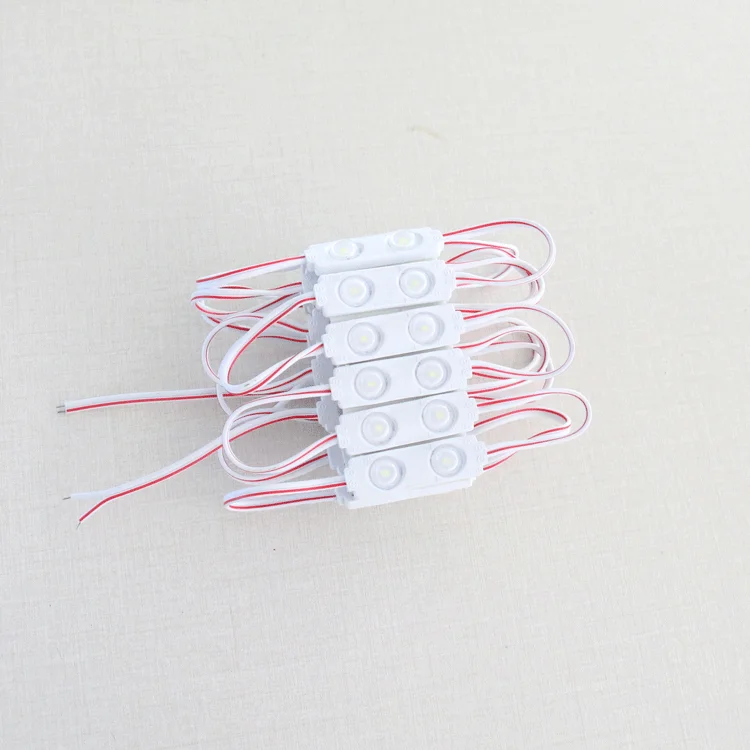 DC 12V 2 Lights Sign Lens SMD 2835 Lighting Backlight LED Module Light
