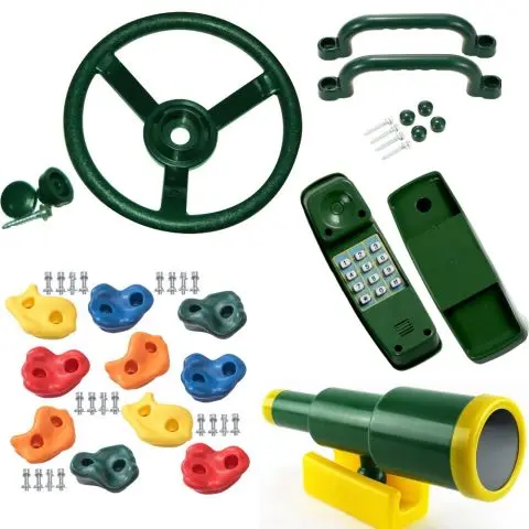 Outdoor Plastic Climbing Rocks Playground Accessories Garden Swing Parts