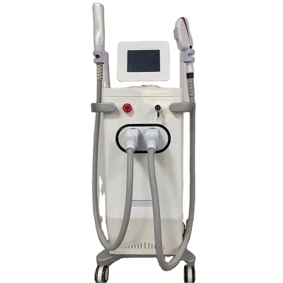 
3000W DPL e light SHR IPL + Nd Yag Cooling RF Hair Removal&Tattoo Removal Beauty Equipment OPT 755pico 