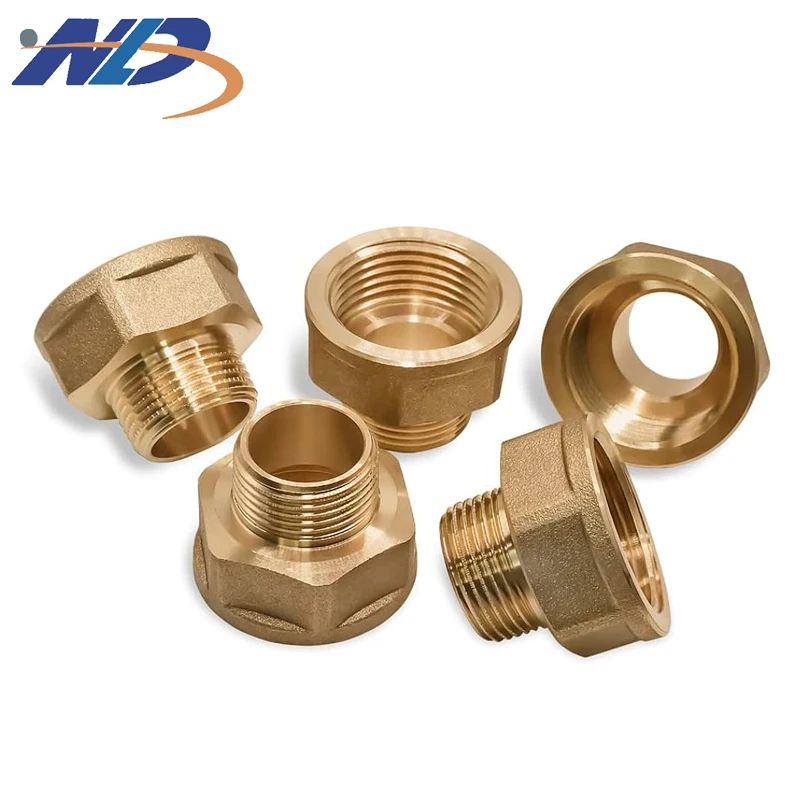 NLD 1/2 3/4'-1 3/8' Male to Female Threaded BSP BTP NPT Connectors Hose Brass Adapter