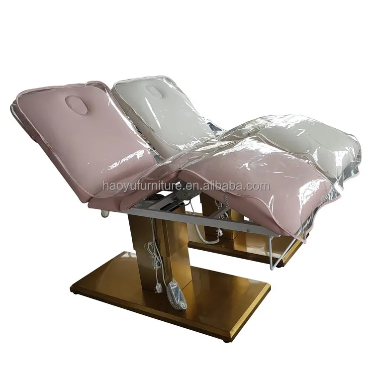 golden base beauty bed salon equipment aesthetic chair beauty bed 3 motors