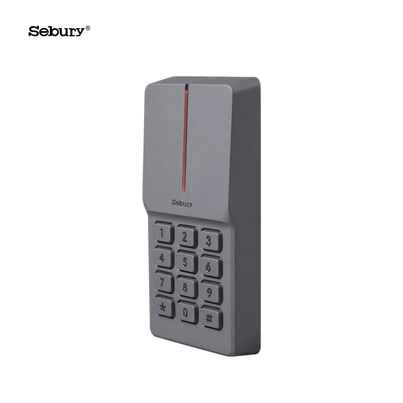 Sebury High Performance Zinc Alloy Wiegand26 Standalone Big Keypad Access Control 125KHz &13.56MHz RFID Access Controller