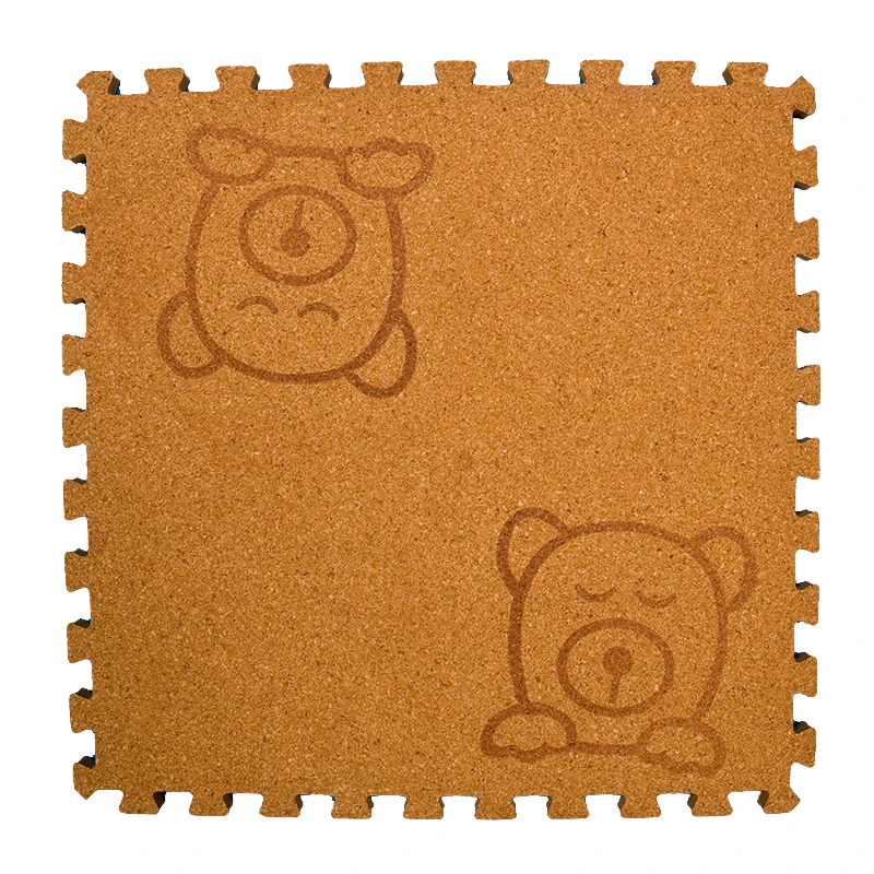 
Customized 30*30 45*45 eva mat decorative puzzle mat baby cork play mat 