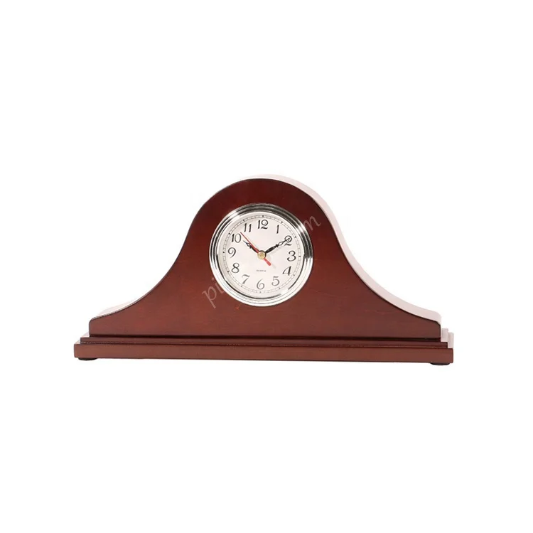 Traditional classic wooden household clock quartz clock electronic clock pointer turntable