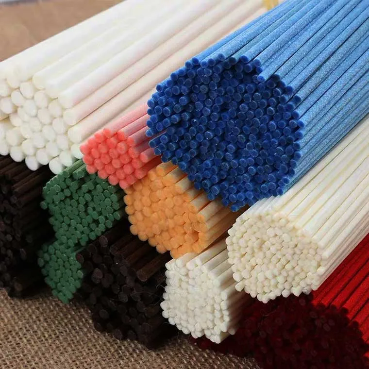 2-18Mm Multi-Colors Natural Rattan Wood Sticks Essential Oil Aroma Diffuser Sticks Refill Replacement For Aroma Fragrance
