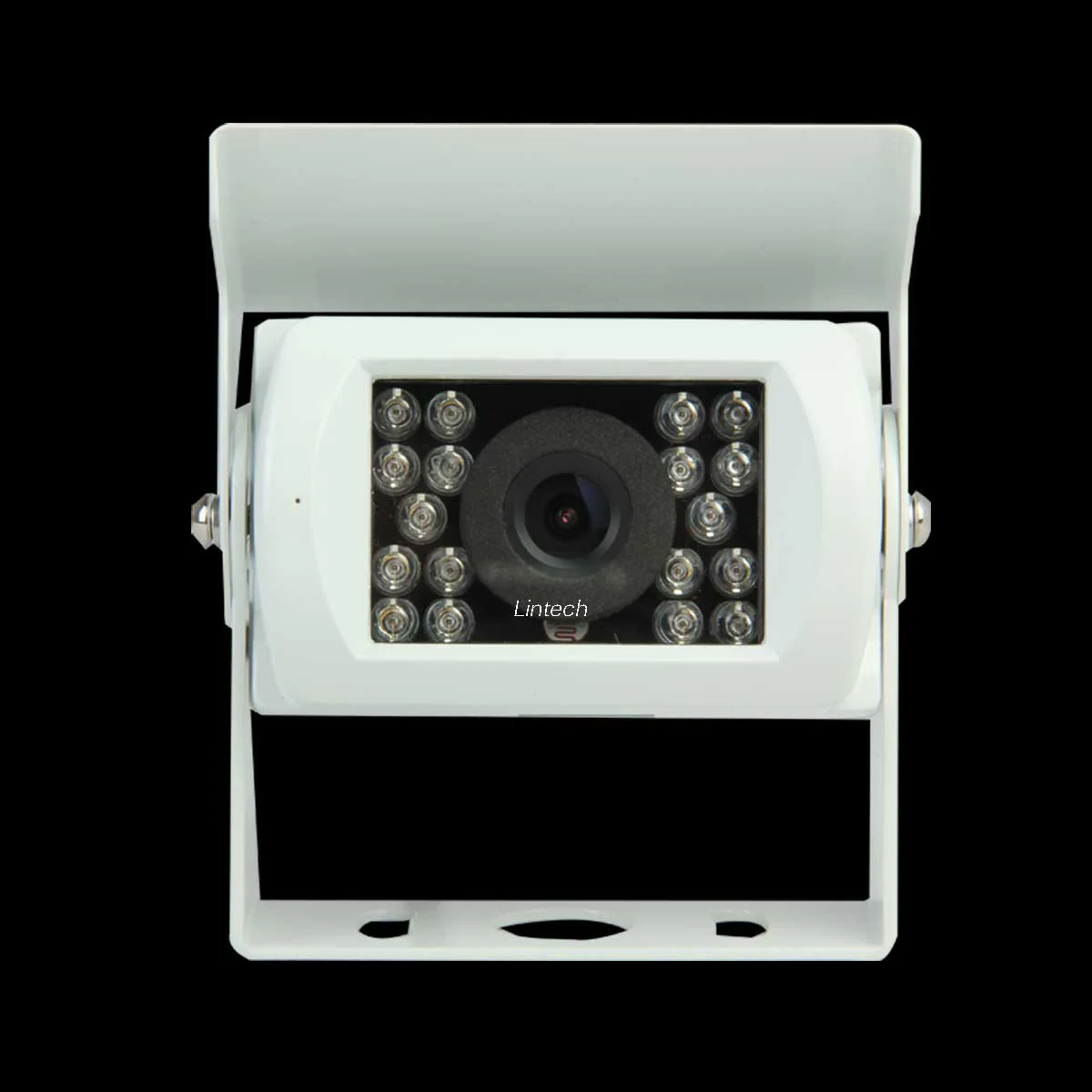 Custom Mic Phone White NTSC With 18 IR Lens Super Night Vision And Waterproof Bus Rear View Camera