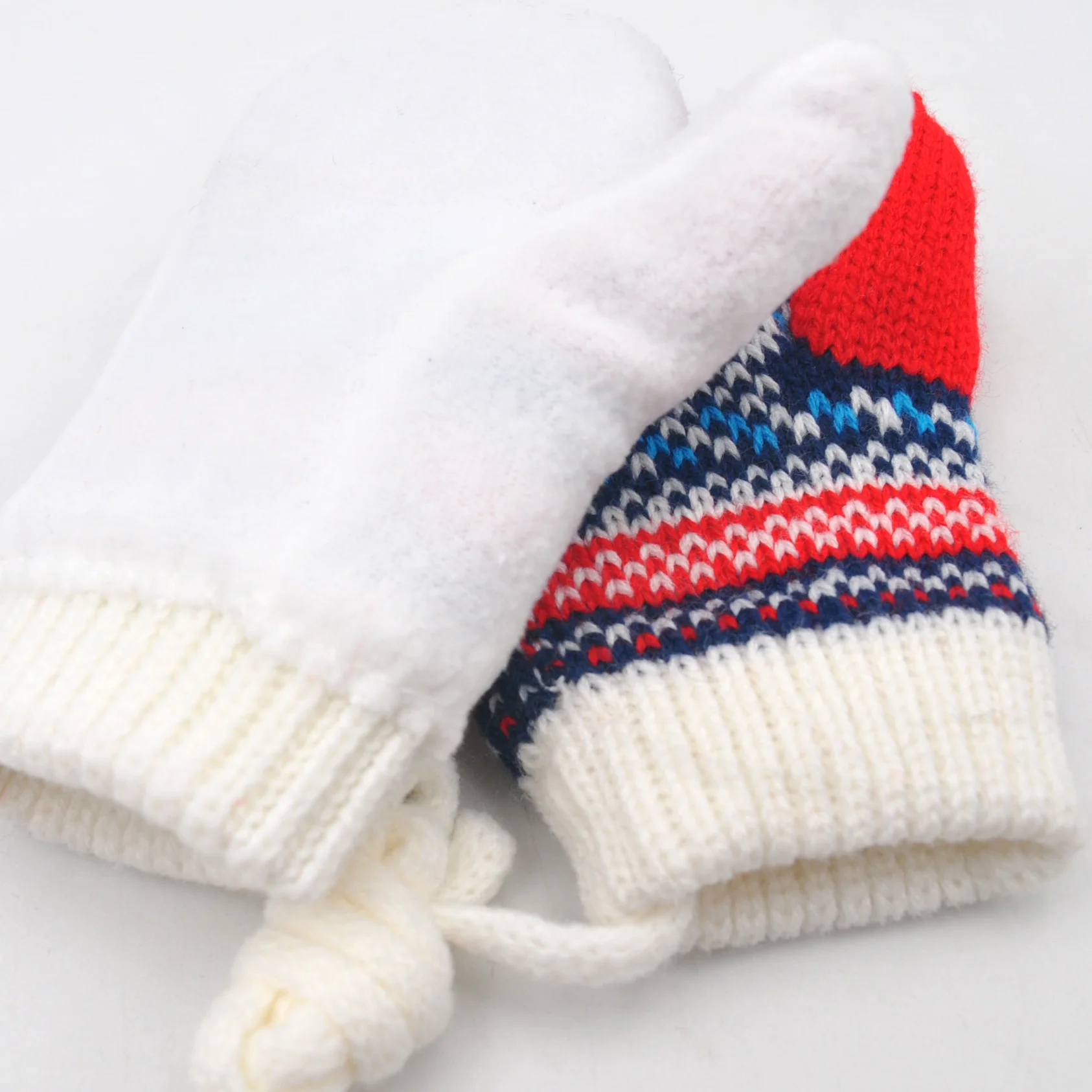 OEM Acrylic Wool Knitted Mittens Baby Winter Glove Knit Mitten Cotton Gloves Mitten