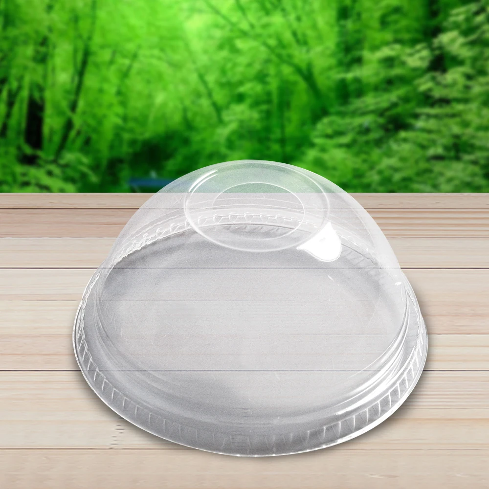 Cold Cup PLA Dome Lid with Straw Hole