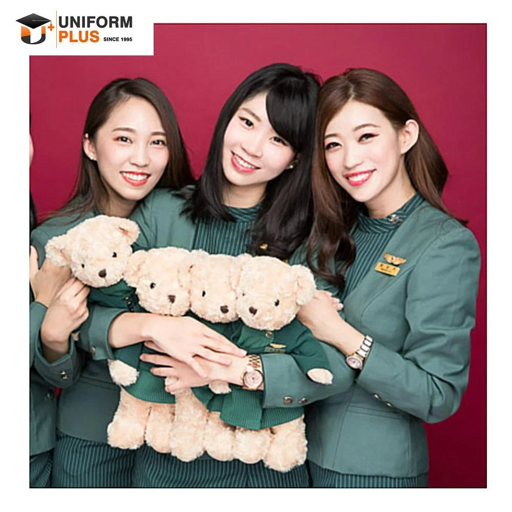 
flight attendant teddy bear airline hostess uniform for coat 