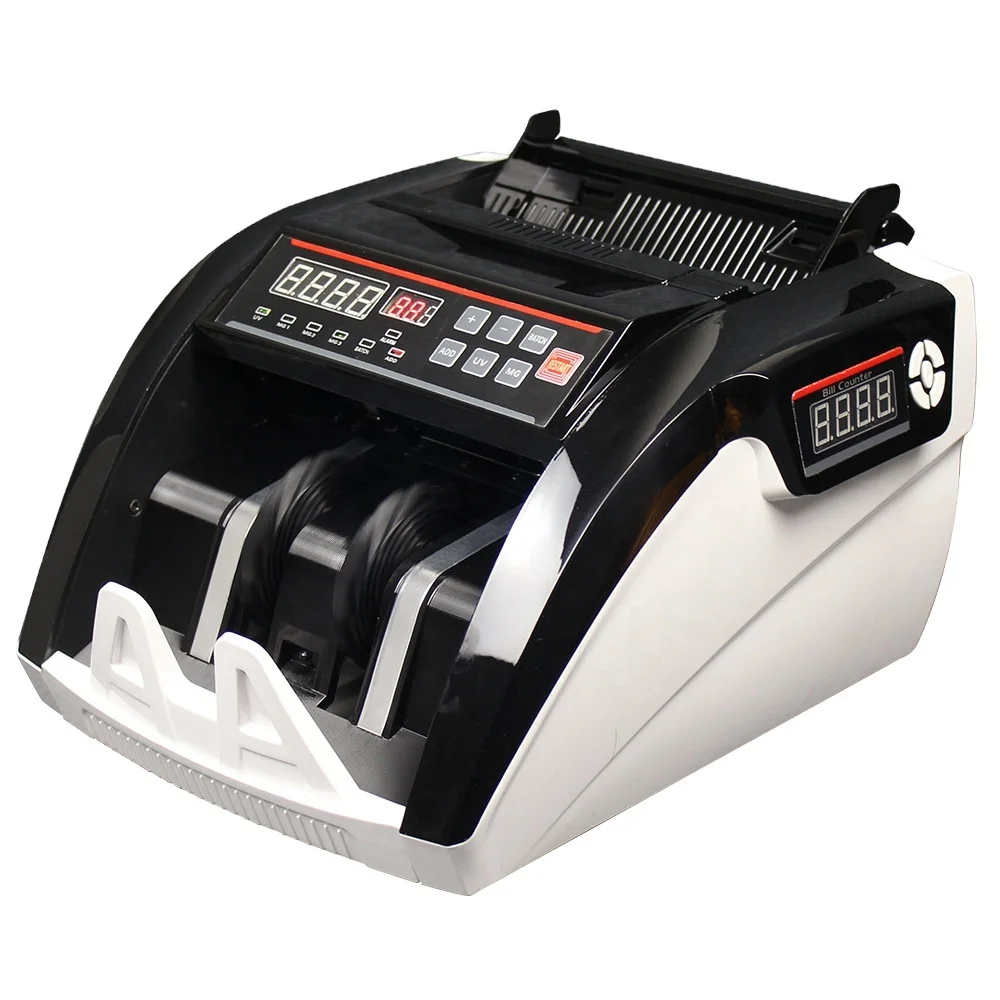 Профессиональный счетная машинка для денег, счетчик банкнот проверки Определитель фальшивости денег