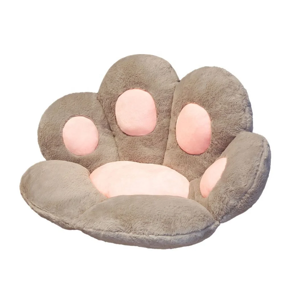 cute seat plush toy stuffed cushion cama de perro cat paw plush