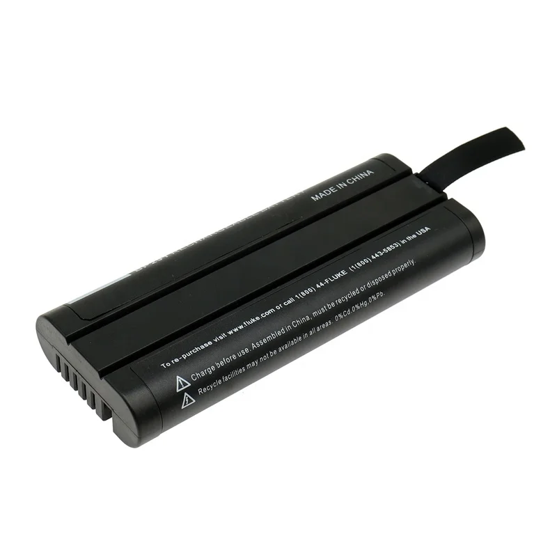 BATTERY FOR FLUKE 190-204 190-104 190 II 190 III SCOPEMETER 190 II OSCILLOSCOPES BP291 2759861 3894688 BP291/WWG 5200mAh Li-ion