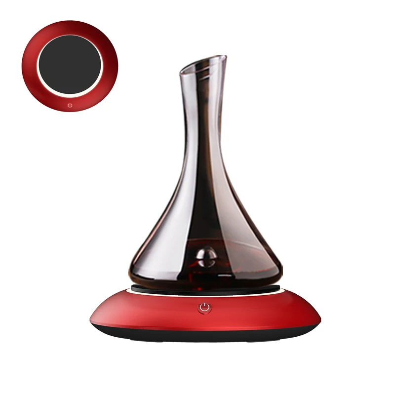 Electric Wine Decanter Aerator, Aerator Carafe Shaker, Luxury Elegent Gift Design Electronic Table Wine Decanter Shaker