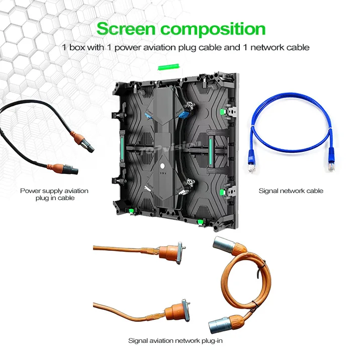 Topvision открытая трава сценическая реклама Hd бесшовное Сращивание аренда светодиодный экран