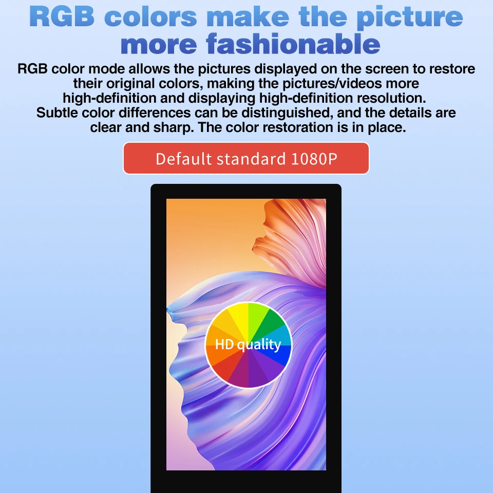 Shop 55 65 Inch 3000Nit High Brightness Monitors Hanging Advertising Digital Signage Facing Window Lcd Screen Display Digital Ad