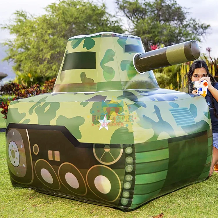 Wholesale commercial grade outdoor events blow up advertising air defense inflatable tank model