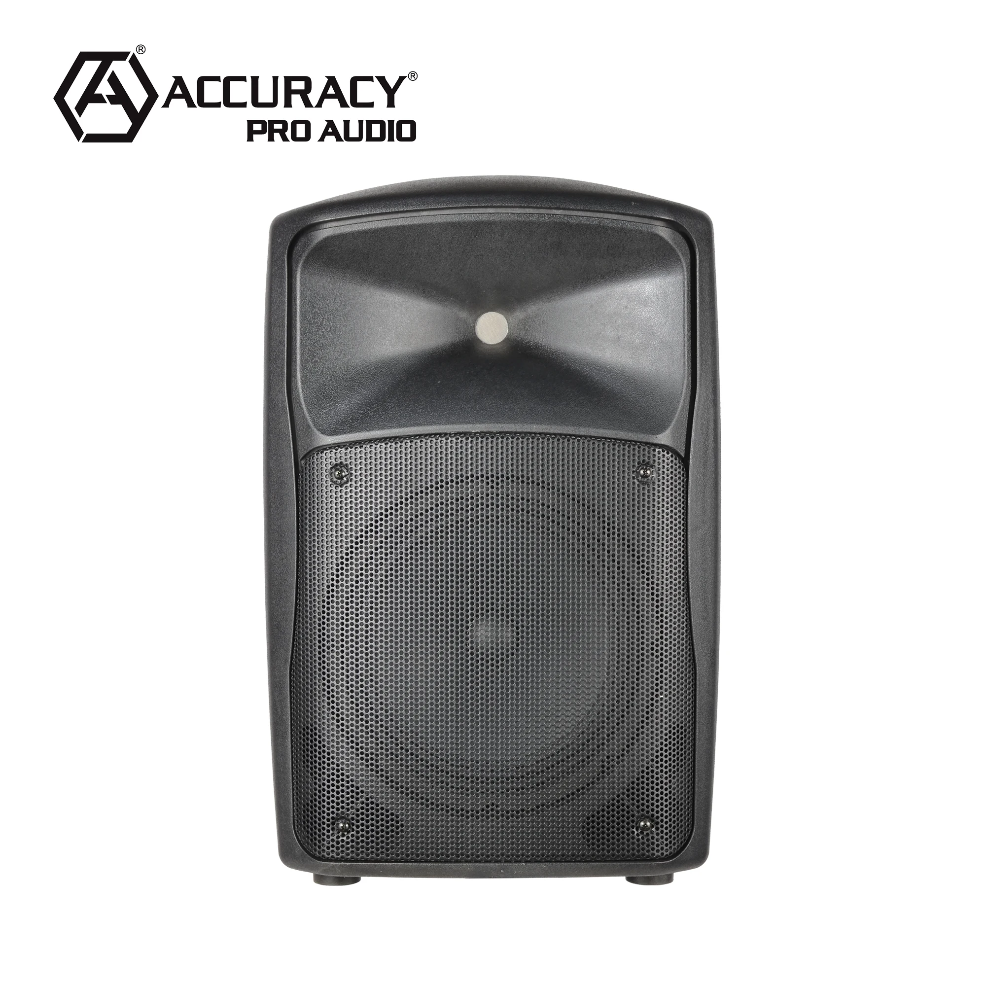 Accuracystands   10 Inch Plastic Subwoofer Battery Powered Pa System DSP Wireless Portable Active Speaker