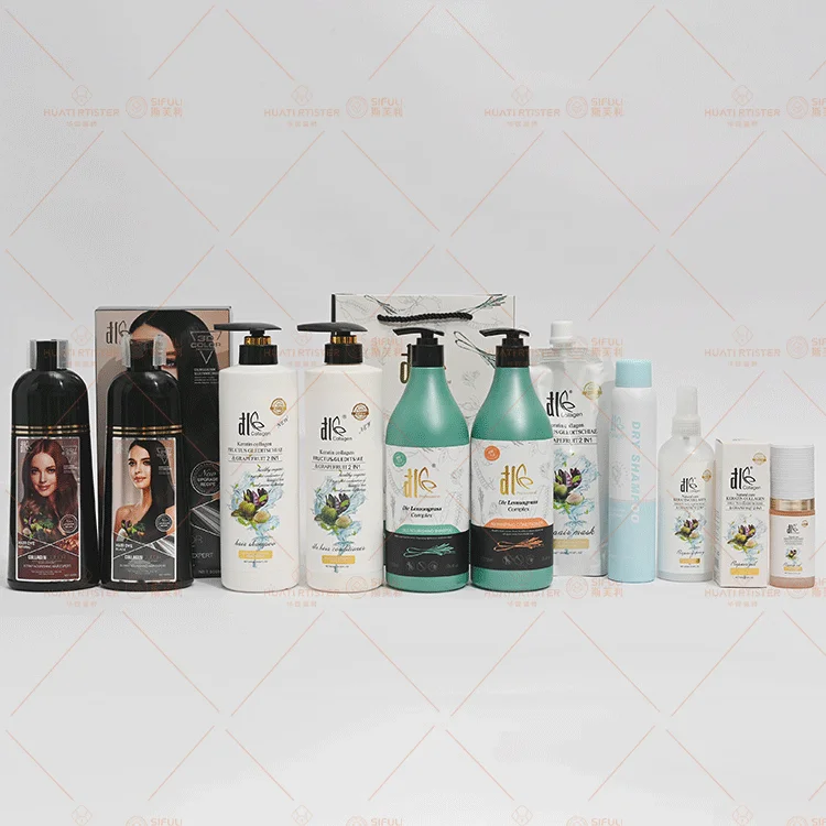 Huati Sifuli Dle FRUCTUS GLEDITSCHIAE GRAPEFRUIT2 IN1 850ML Keratin Collagen Repairing Moisturizing Hair Care Conditioner