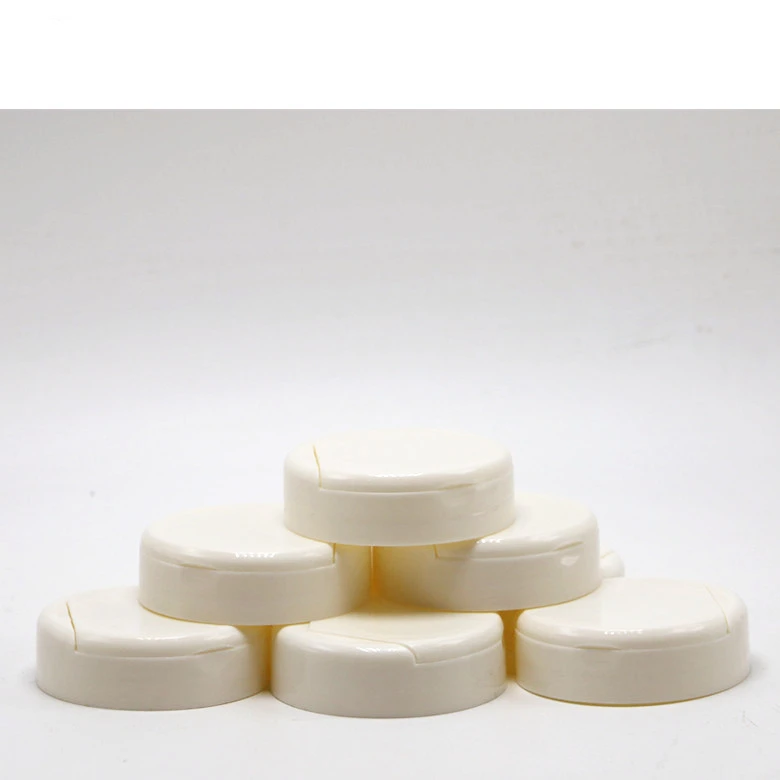 Professional supply 38/43/51mm Plastic Flip top cap  customized LOGO color