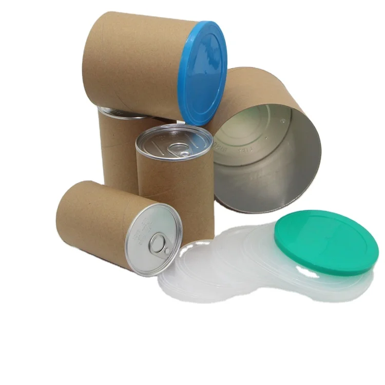 Круглая Бумажная упаковочная трубка для пищевых продуктов диаметром 73 мм на заказ, композитная бумажная банка для пищевого порошка