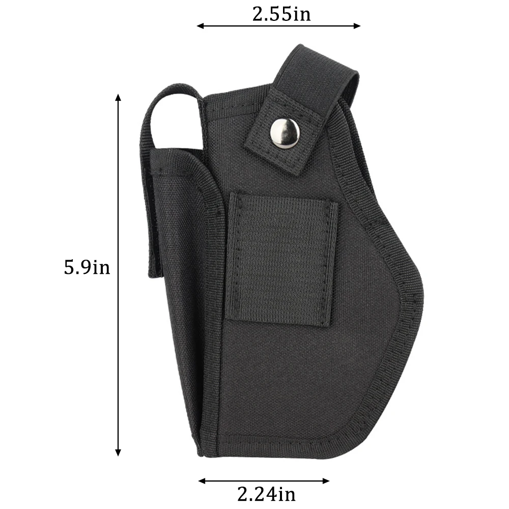 Universal Gun Holster Nylon Carry Tactical Holster Left Right Hand Belt Concealed Hand Gun Holster