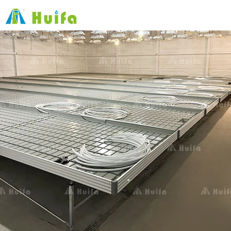 Agricultural Equipment Fixed Plant Growing Flood Ebb Trays Grow Table Grow Rack For Plants