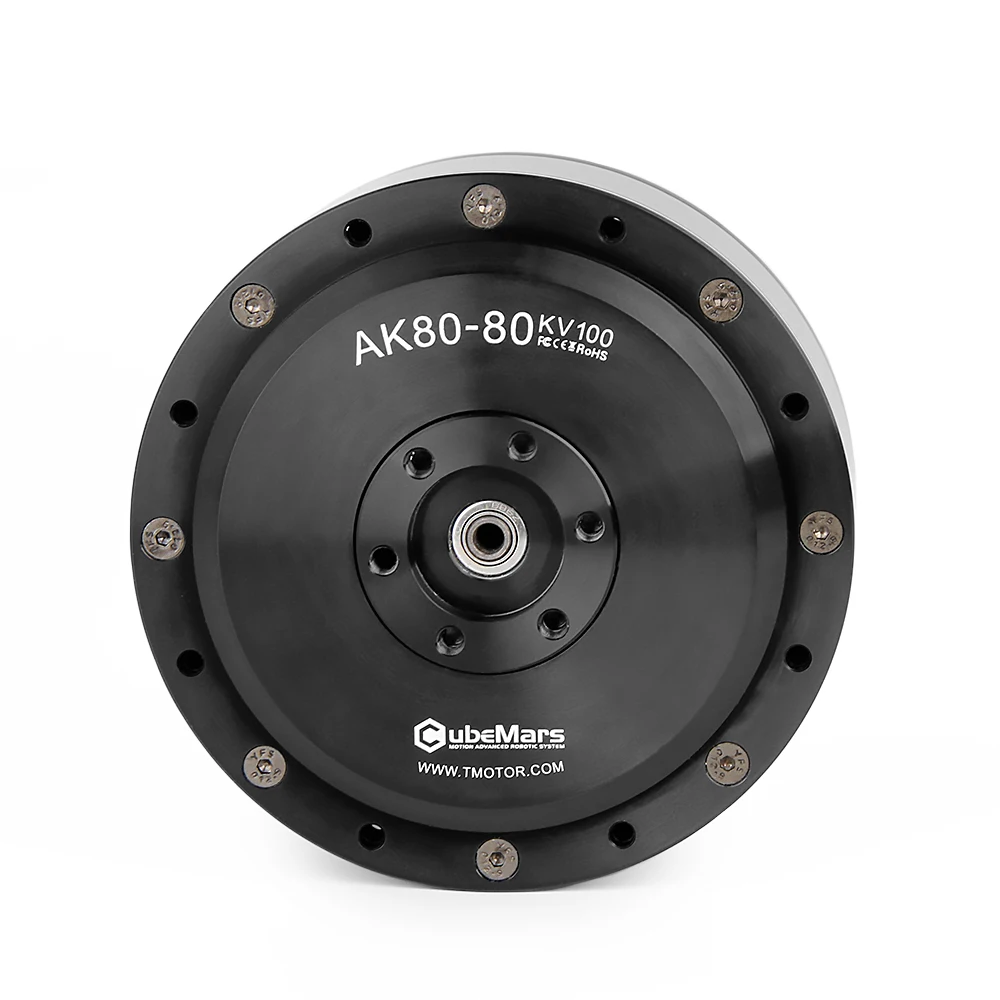 Cubemars AK80-80 100kv для радиоуправляемых моделей rc робот 24v 48v dc точность зубчатых 200w servo мотор bldc контроллер для рукоятка промышленного робота